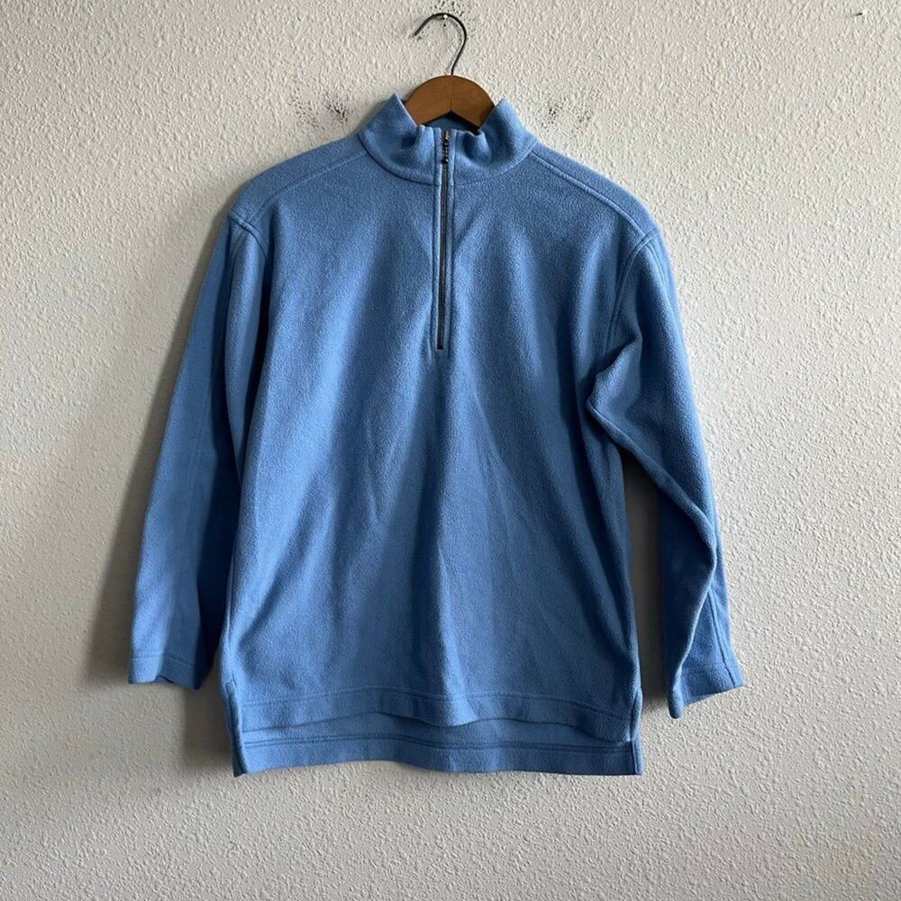 Patagonia Women's Micro D-Luxe Blue Fleece Pullover Jacket Size XS